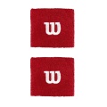 Wilson Sweatband W Standard Red 2-Pack